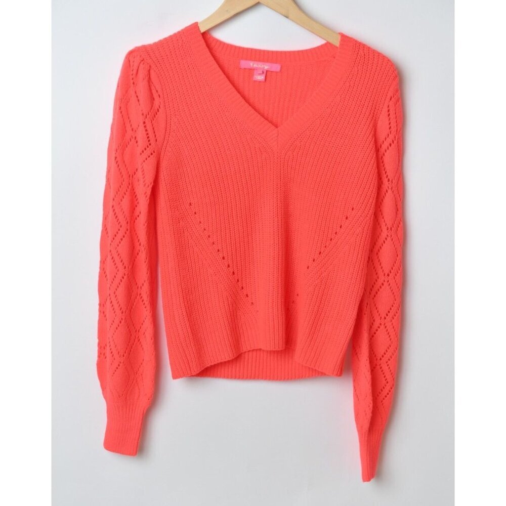 Lilly Pulitzer Coral Crew Neck Sweater